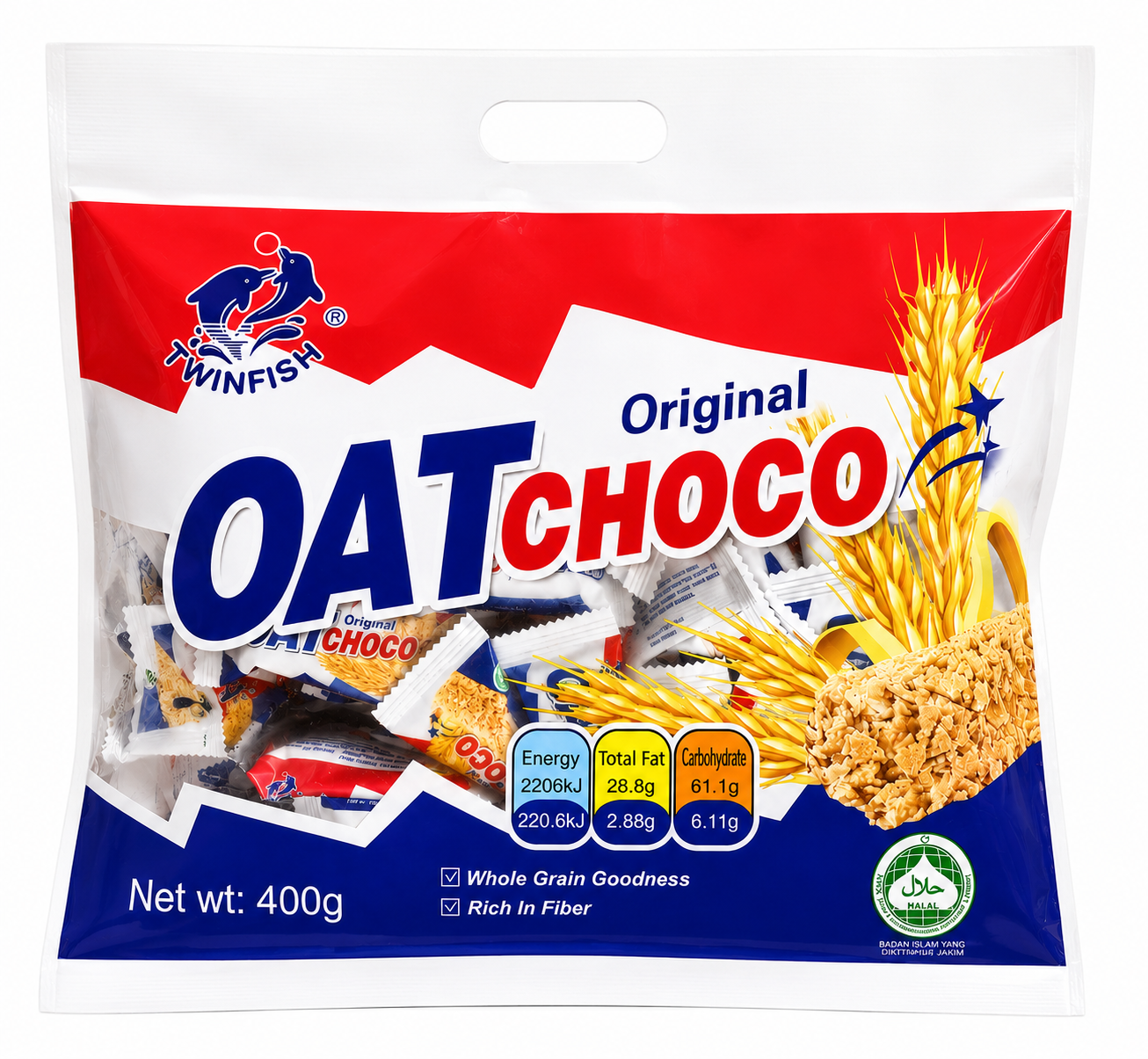 Twinfish Oat Choco Orzinal 400gm